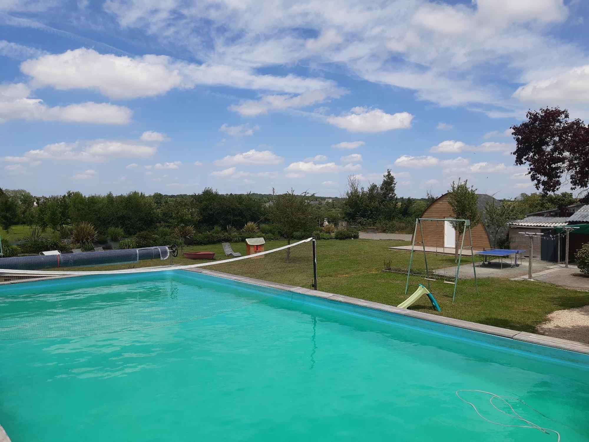 Maison A La Campagne - Piscine Beaulieu-sur-Layon Exterior photo